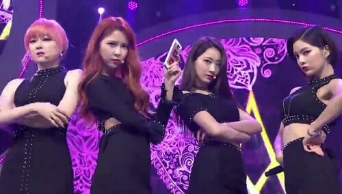 2016MBC冠军秀20160824期：Nine muses A《Lip 2 Lip》长腿福利 完美身材性感迷人