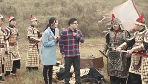 越策穿越剧《望梅止渴》莎莎使美人计勾引熊壮