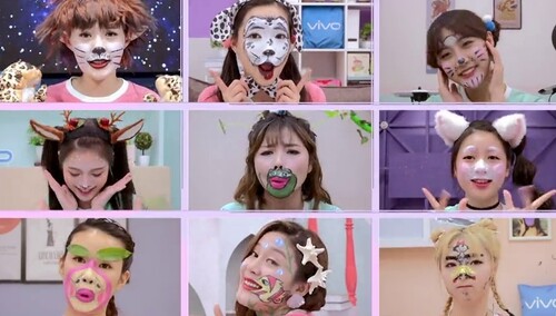 0820片段05：甜心表情包MV萌化助播兄长 艾莉儿姜涵重回直播间