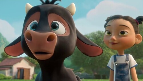 《公牛历险记》片段：费迪南逃离牧场被妮娜收留