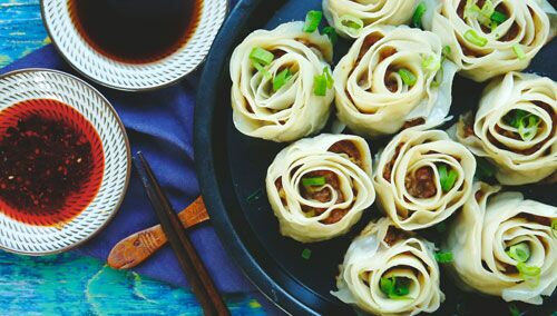 【微体兔美食】你以为是白玫瑰？其实是煎饺！