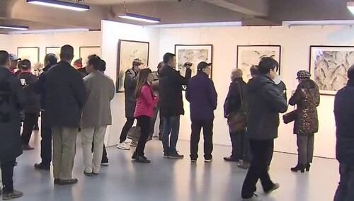 长沙：许双成水墨画展在长沙开展