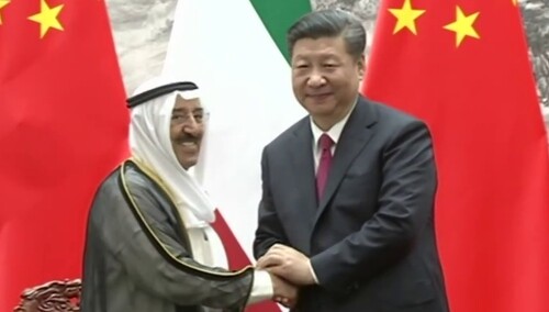 习近平同科威特埃米尔举行会谈 两国元首一致决定建立中科战略伙伴关系