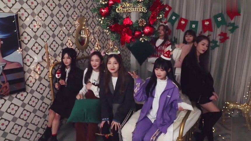 SNH48 段艺璇 苏杉杉 张昕 袁一琦 张怡 刘洁 颜沁 圣诞特辑心引力MV花絮