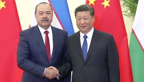 习近平会见乌兹别克斯坦总理