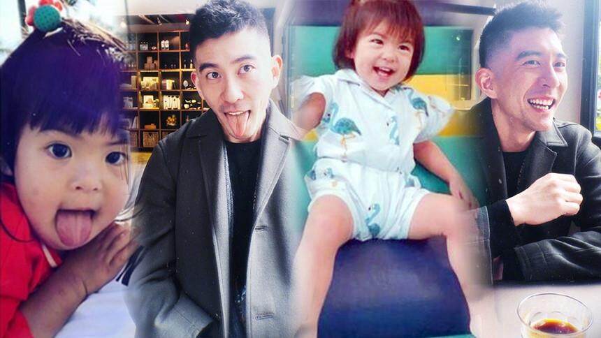 修杰楷搞笑卖萌，表情与波妞神同步，果然是亲生的父女