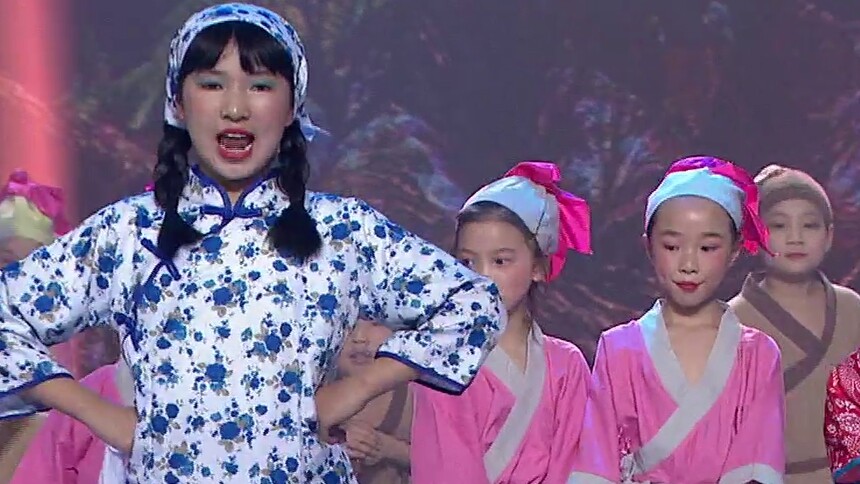 优家好少年20200103期：小朋友表演《愚公移山》