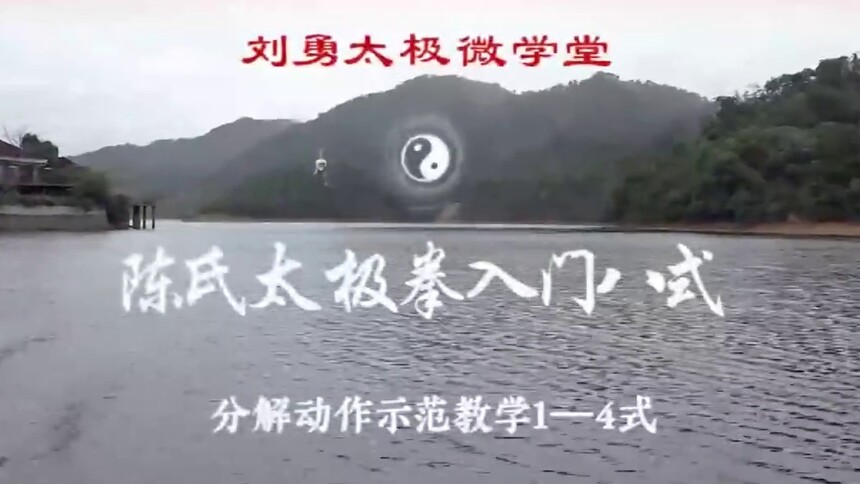 刘勇太极微学堂：陈氏太极拳入门八式（1-4式）