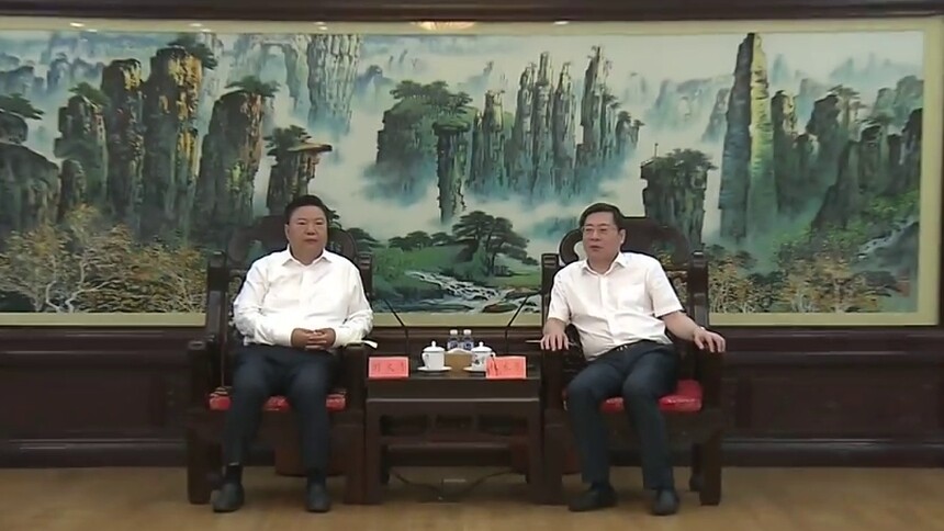 杜家毫与国文清一行座谈 推动有色金属产业高质量发展