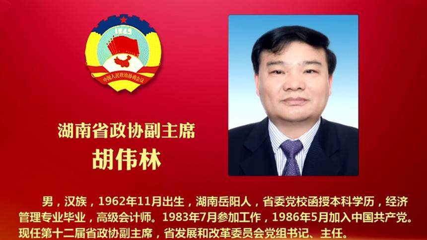 胡伟林同志简历