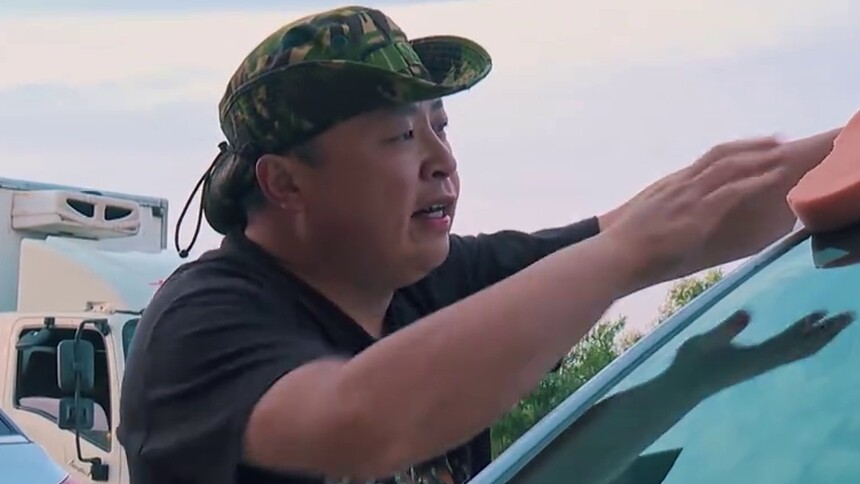 旅途结束平安归来！阎鹤祥对爱车说谢谢