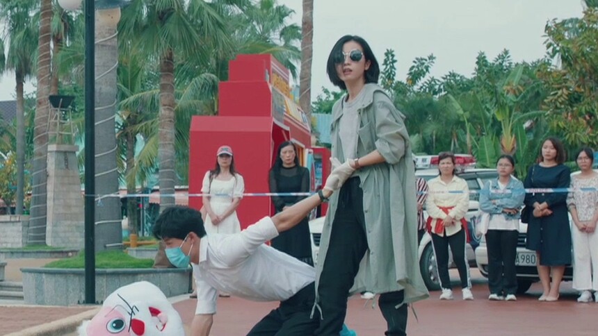 秦明现场勘查姿势太销魂 直接被林当拿下