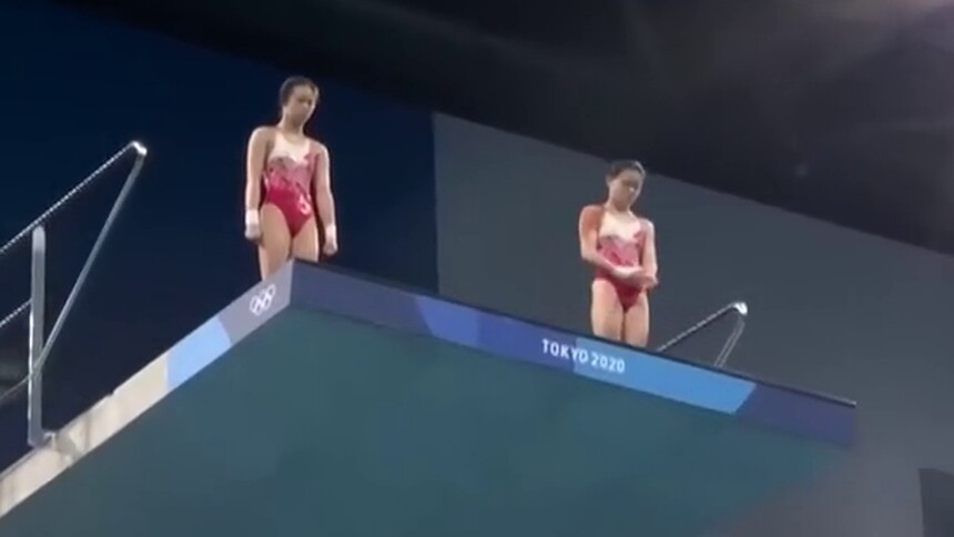 东京奥运会·跳水女子双人10米台 中国选手陈芋汐\张家齐组合夺冠