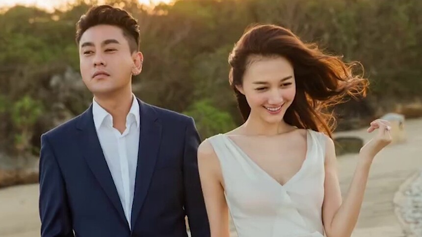 超恩爱！韩雯雯晒婚纱照庆祝与朱孝天结婚5周年
