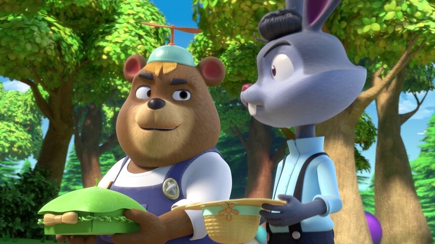 送妈妈的礼物 贝鲁克的画风貌似不一样