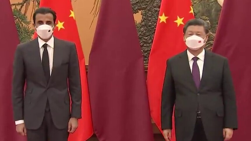 习近平会见卡塔尔埃米尔