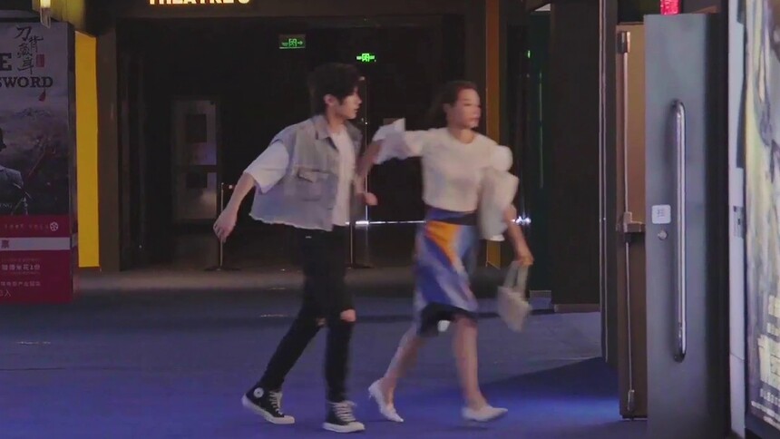 《我的爱与星辰》花絮：姚弛张楠拍摄电影院偶遇戏