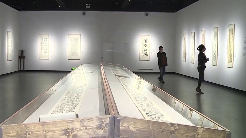 “独鹤于飞”练霄鹤书法作品展昨天开幕