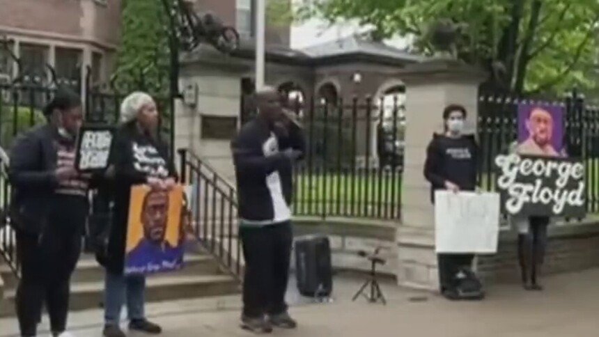 美国民众纪念弗洛伊德遇害两周年