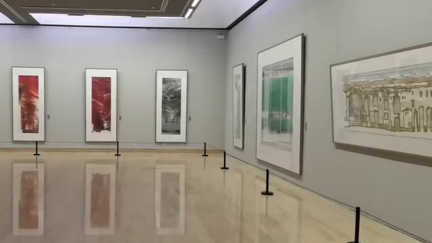 中国美术馆学术邀请系列展展出周石峰山水画作品