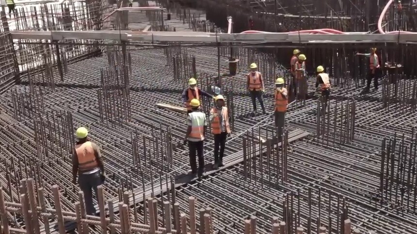 全球连线｜埃及阿拉曼新城超高层综合体项目全面迈入主体结构施工阶段
