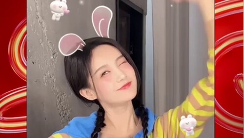 兔年福气蹦蹦来欢天喜地贺新春 快来和几位元气少女一起挑战兔子手势舞！