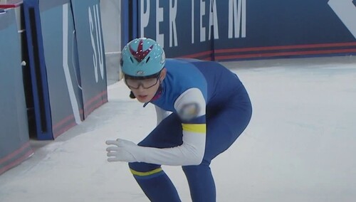 姚琛确实有点滑冰天赋的 引李菲儿瞳孔震惊！