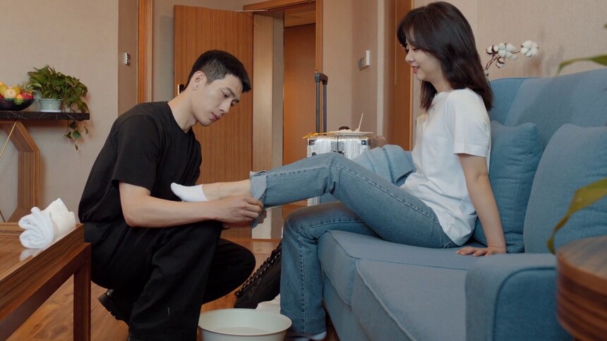 宠妻狂魔！路晨给归晓洗脚，照顾无微不至