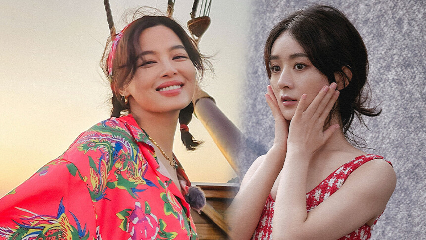 赵丽颖辛芷蕾同框合照曝光 对镜浅笑状态超好