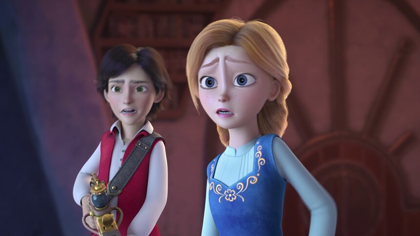 伊拉带着格尔达等人来到魔镜之地并关闭传送门