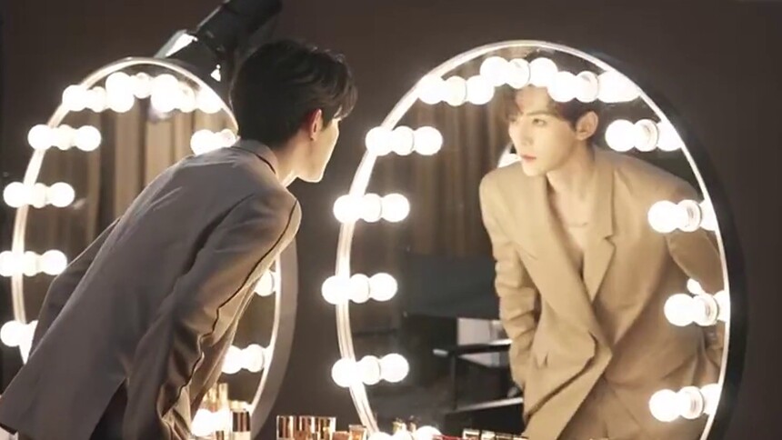 邓为卡其真空西装 暗影鎏金成熟矜贵