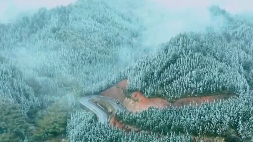 大美湖南：最爱群山晴后雪