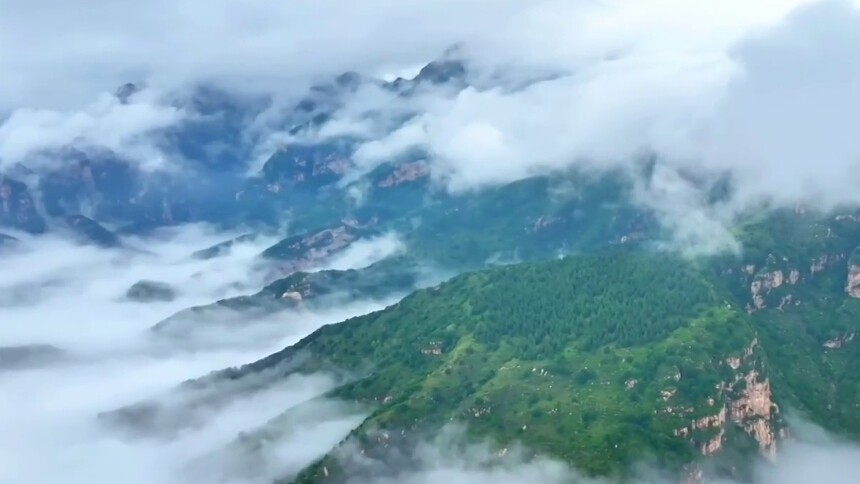 千城胜景｜河北阜平：高山腾云海 壮美如诗画
