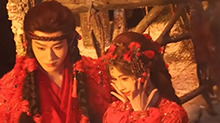 鞠婧祎田嘉瑞《月鳞绮纪》红衣大婚路透 额头吻甜度爆表