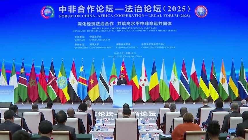陈文清出席中非合作论坛—法治论坛（2025）开幕式 并在湖南调研
