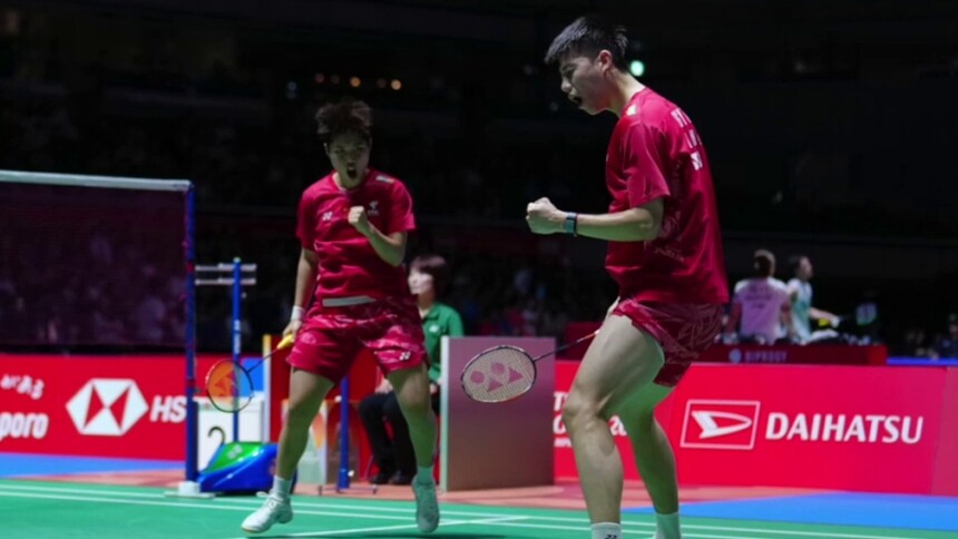 羽毛球——日本公开赛：冯彦哲/黄东萍晋级八强