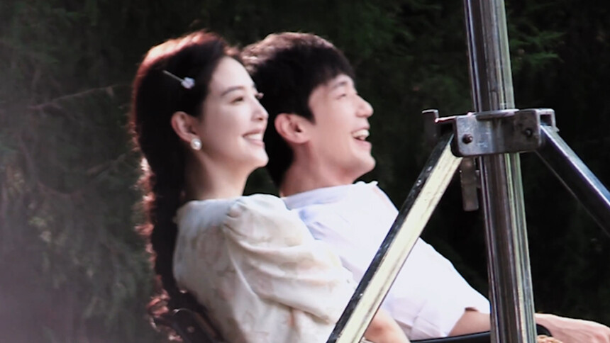 白宇章若楠《冬去春来》同框路透 有说有笑氛围超好