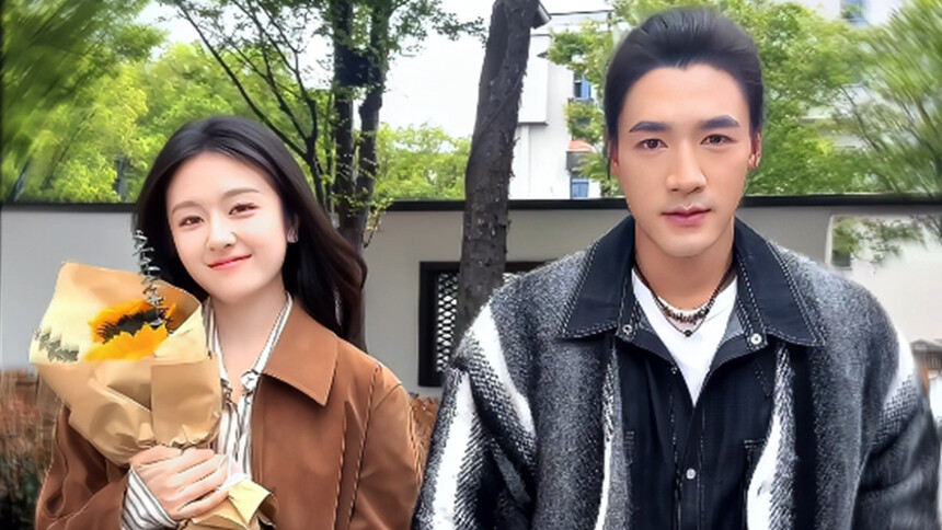 满心欢喜！李兰迪此沙共赴甜蜜七夕