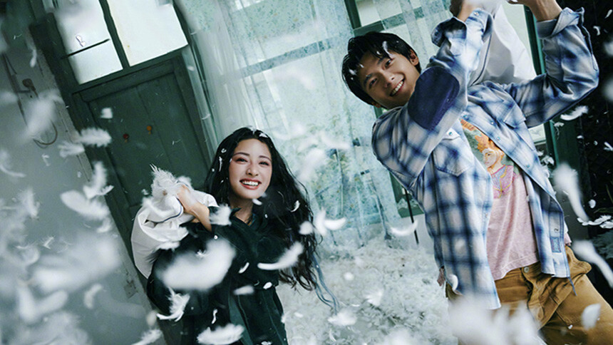 沈月吴汉坤七夕大片 怀旧复古氛围拉满