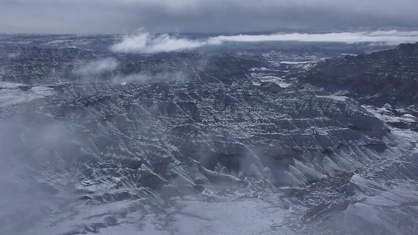 高原雪韵 天成土林