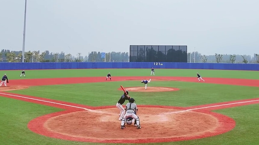 超燃！猎阳队拿下棒球比赛首胜