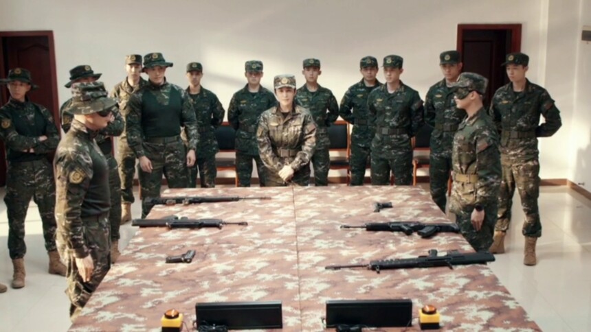 《猎豹》动感地带芒果卡独家高光花絮：蒙眼拆装三只武器，新兵battle兵王谁能赢