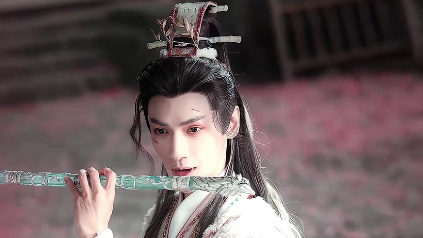 《水龙吟》动感地带芒果卡高光花絮：唐俪辞红姑娘桃花林笛子对竖琴打戏