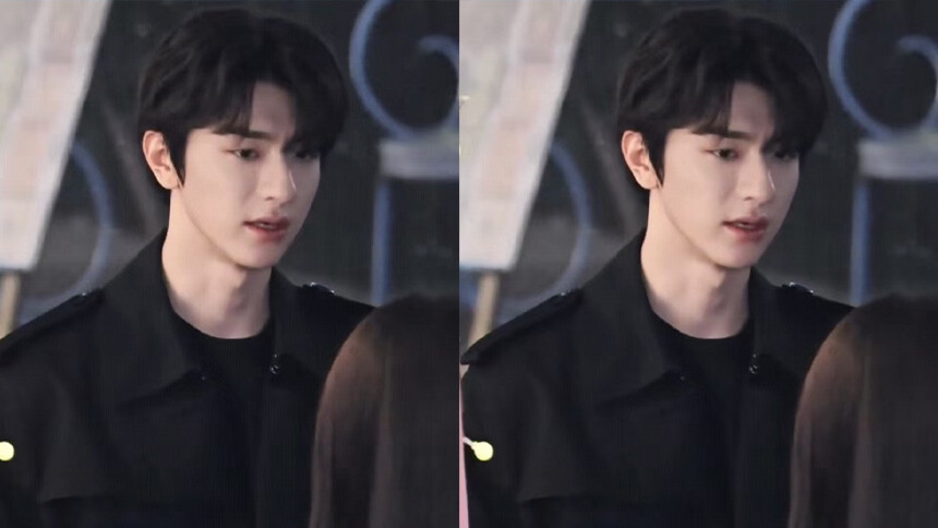 林一《折月亮》路透释出 全黑造型潇洒帅气