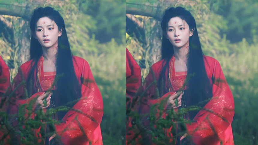 赵晴《金吾不禁》红衣哭戏路透曝光 沈青梧造型破碎凄美