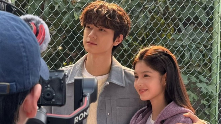 青春洋溢！林一艾米《阿禅》同框打篮球路透释出