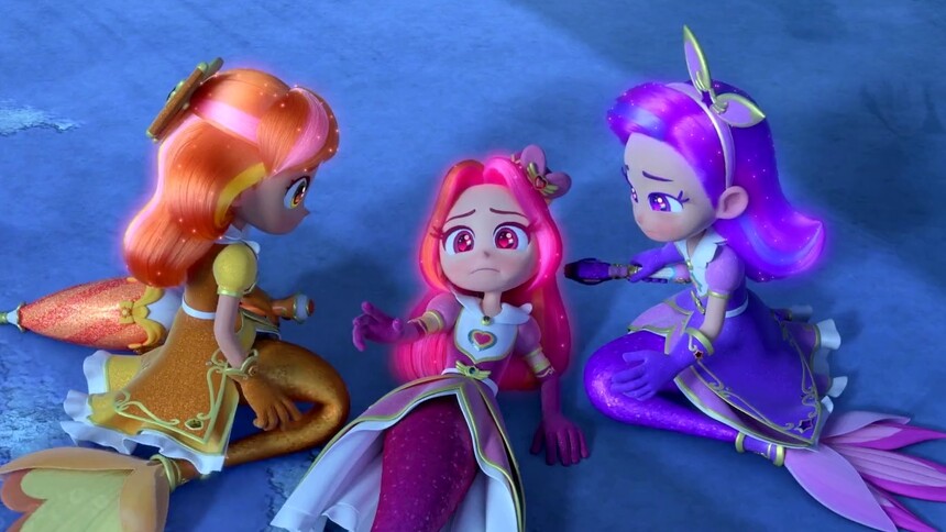 佩尔故意离间人鱼公主 小紫三人联手不敌对方