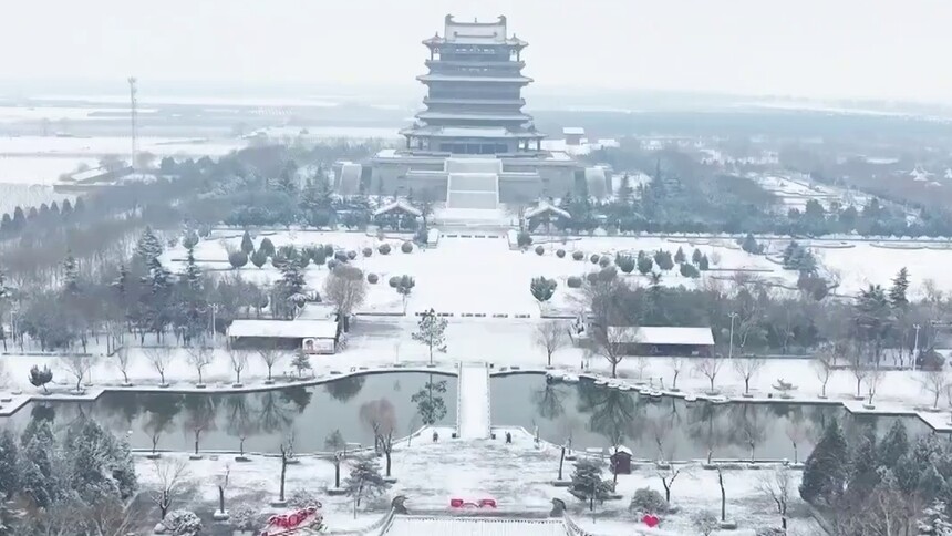 秀我中国｜山西永济：白雪映古建 诗意满河东