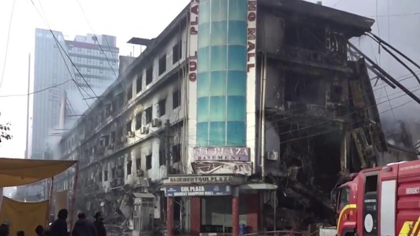 巴基斯坦卡拉奇购物中心火灾已致21人死亡