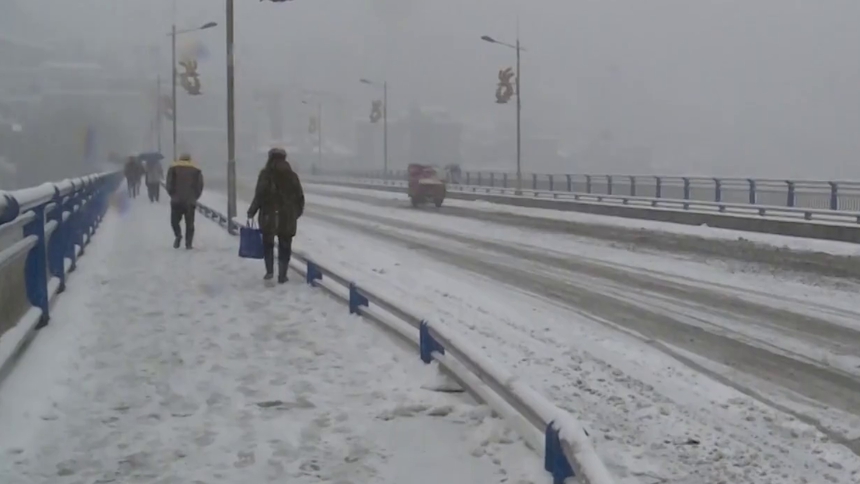 湖南开启2026年冬最冷模式 长沙最高温跌至-1℃